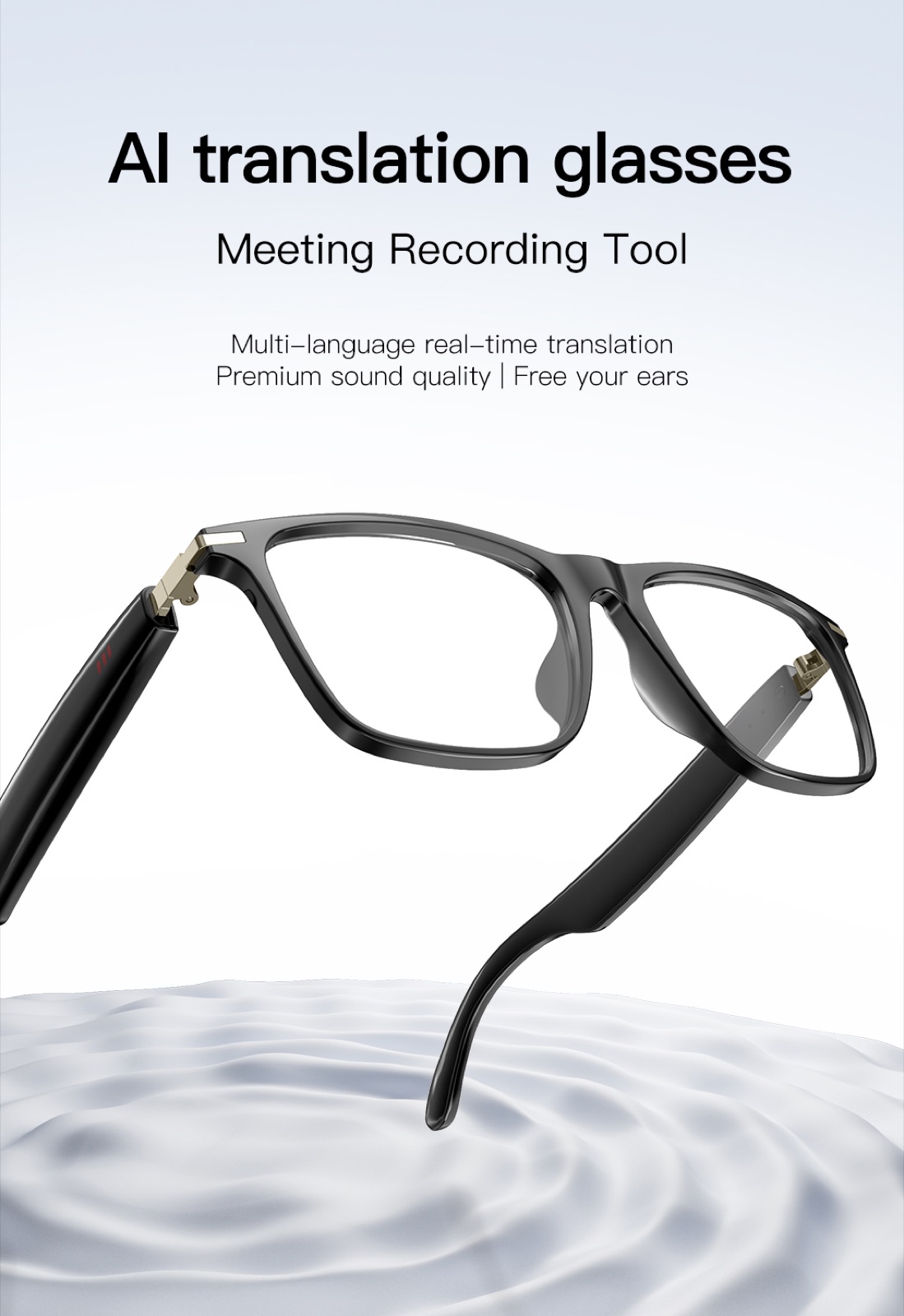 OXIVUE M01PRO AI smart glasses — feature detail 01