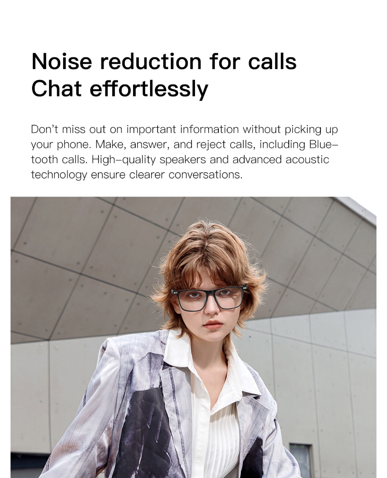 OXIVUE M01PRO AI smart glasses — feature detail 07