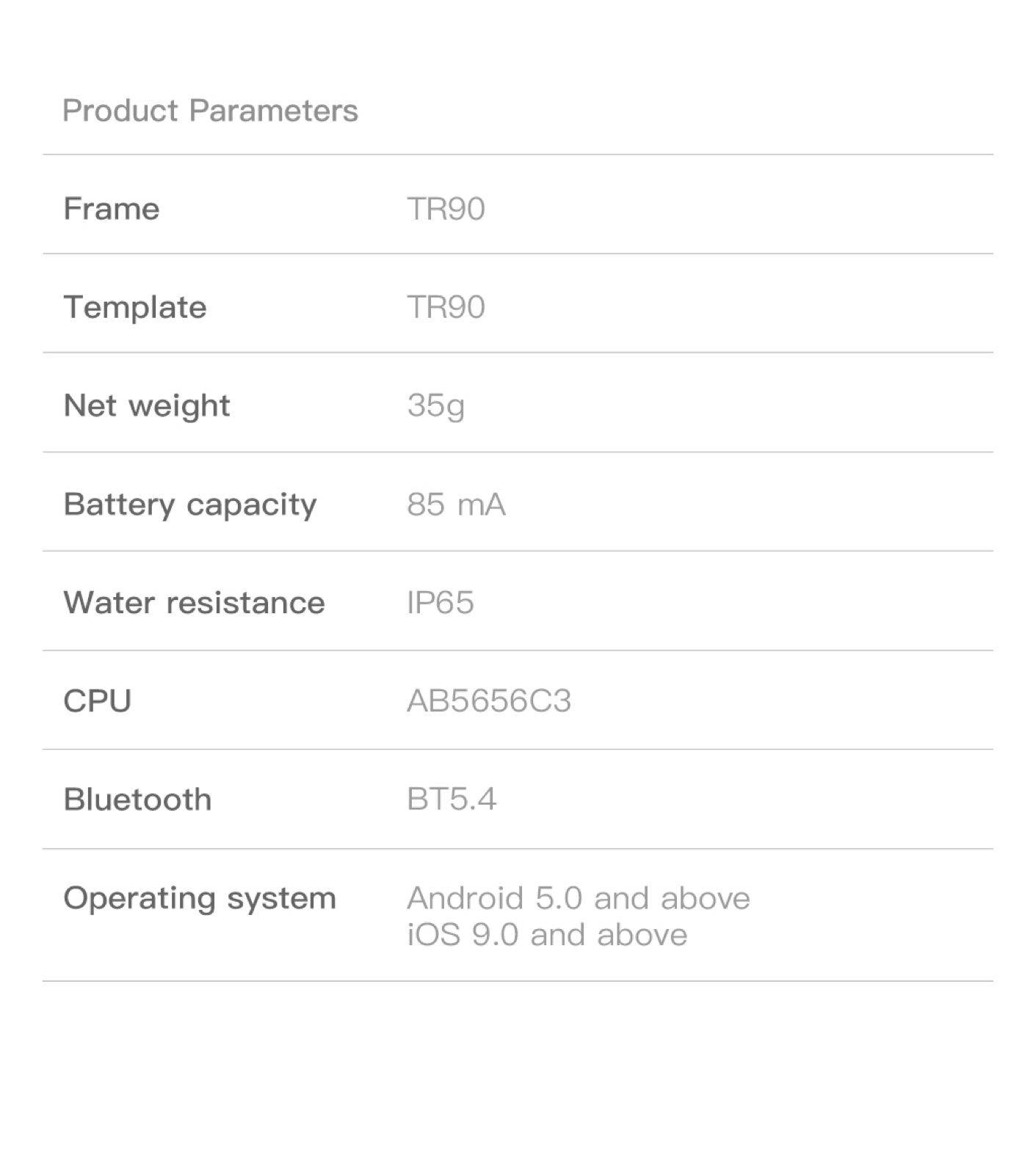 OXIVUE M01PRO AI smart glasses — feature detail 15
