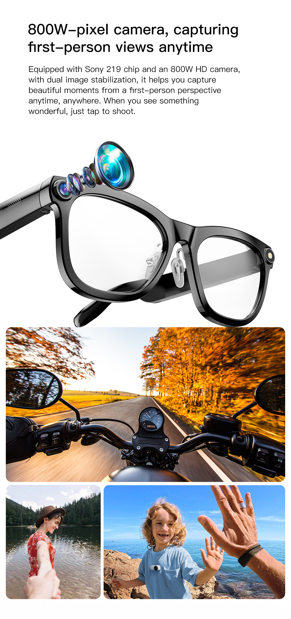 OXIVUE M02C AI smart glasses — feature detail 04