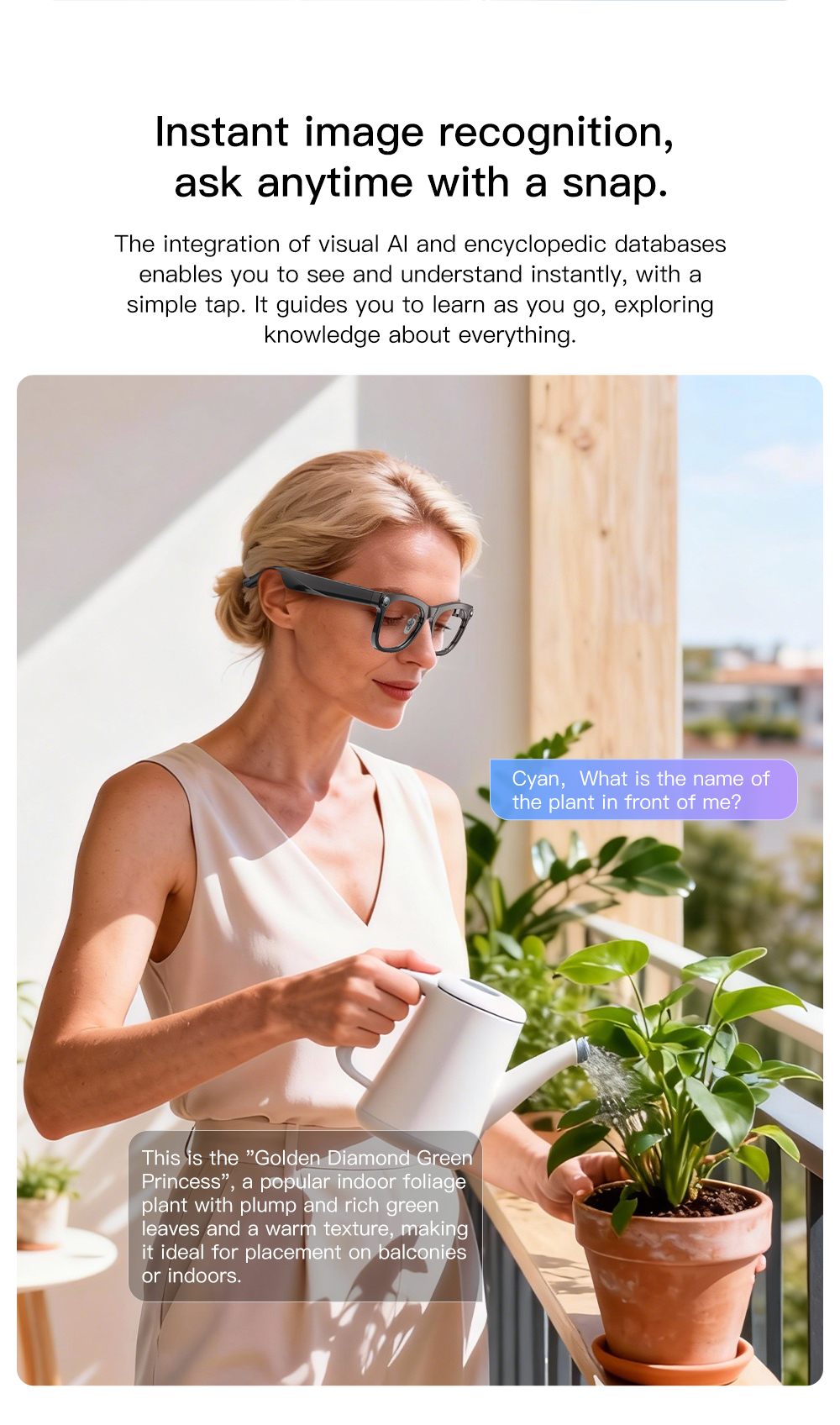 OXIVUE M02C AI smart glasses — feature detail 07
