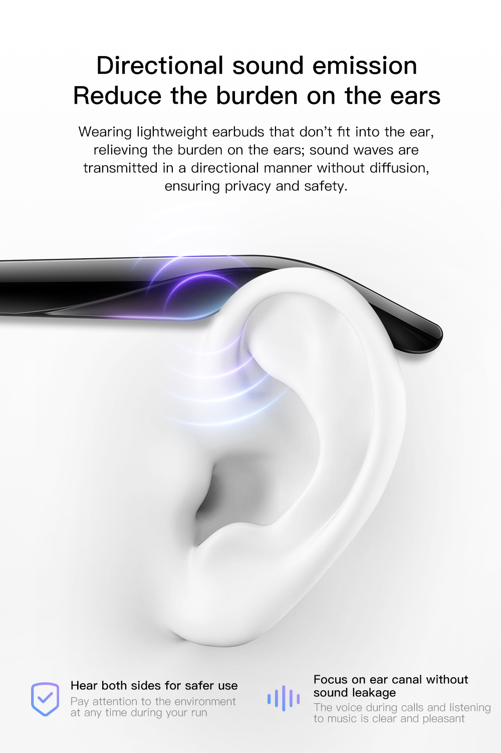 OXIVUE M02C AI smart glasses — feature detail 08