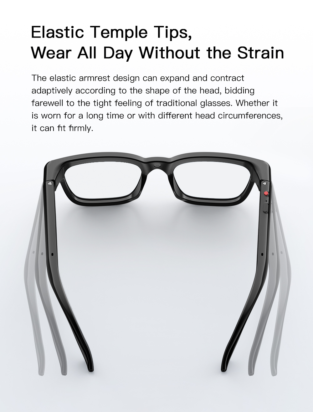 OXIVUE M08 AI smart glasses — feature detail 06