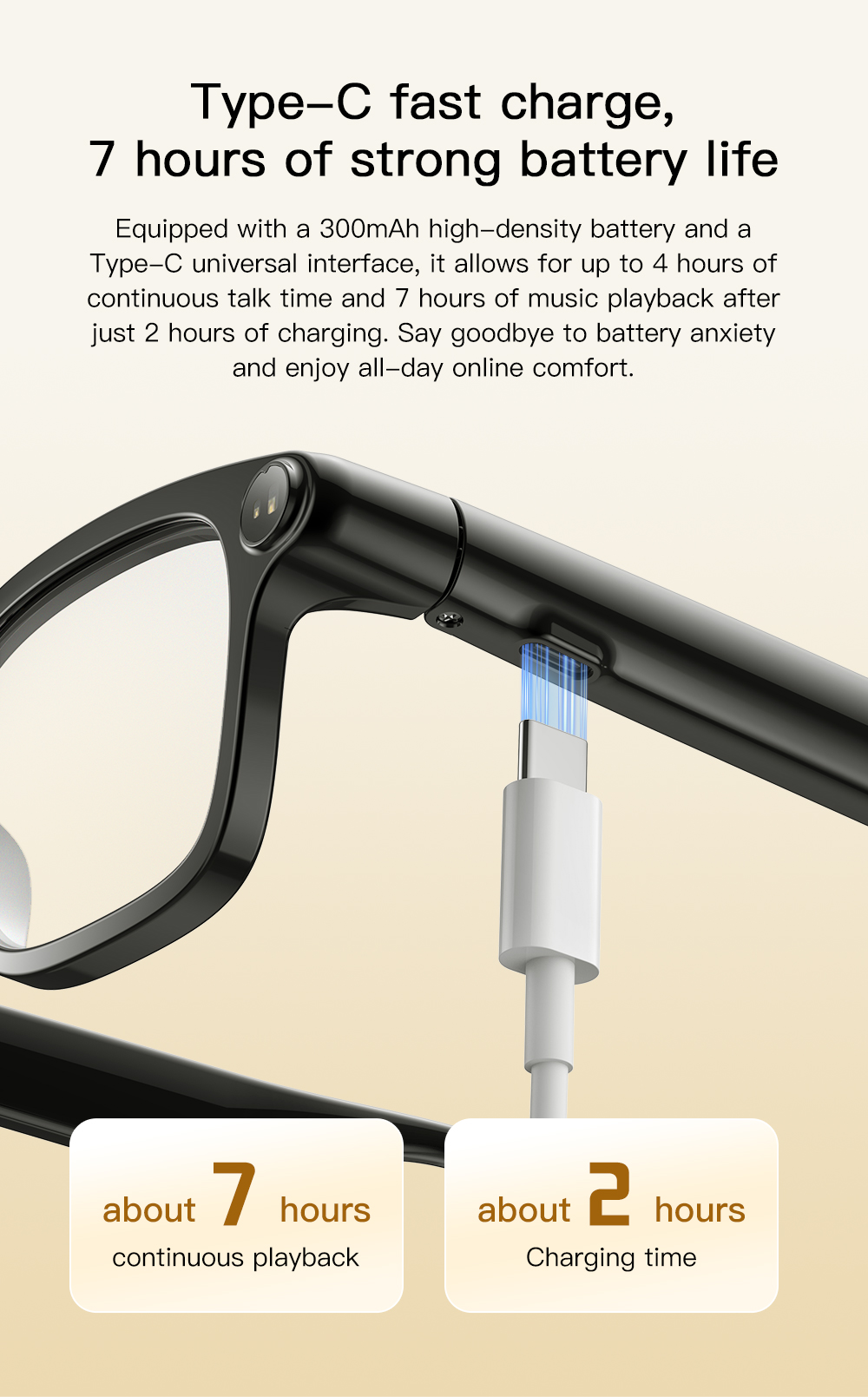 OXIVUE M08 AI smart glasses — feature detail 11