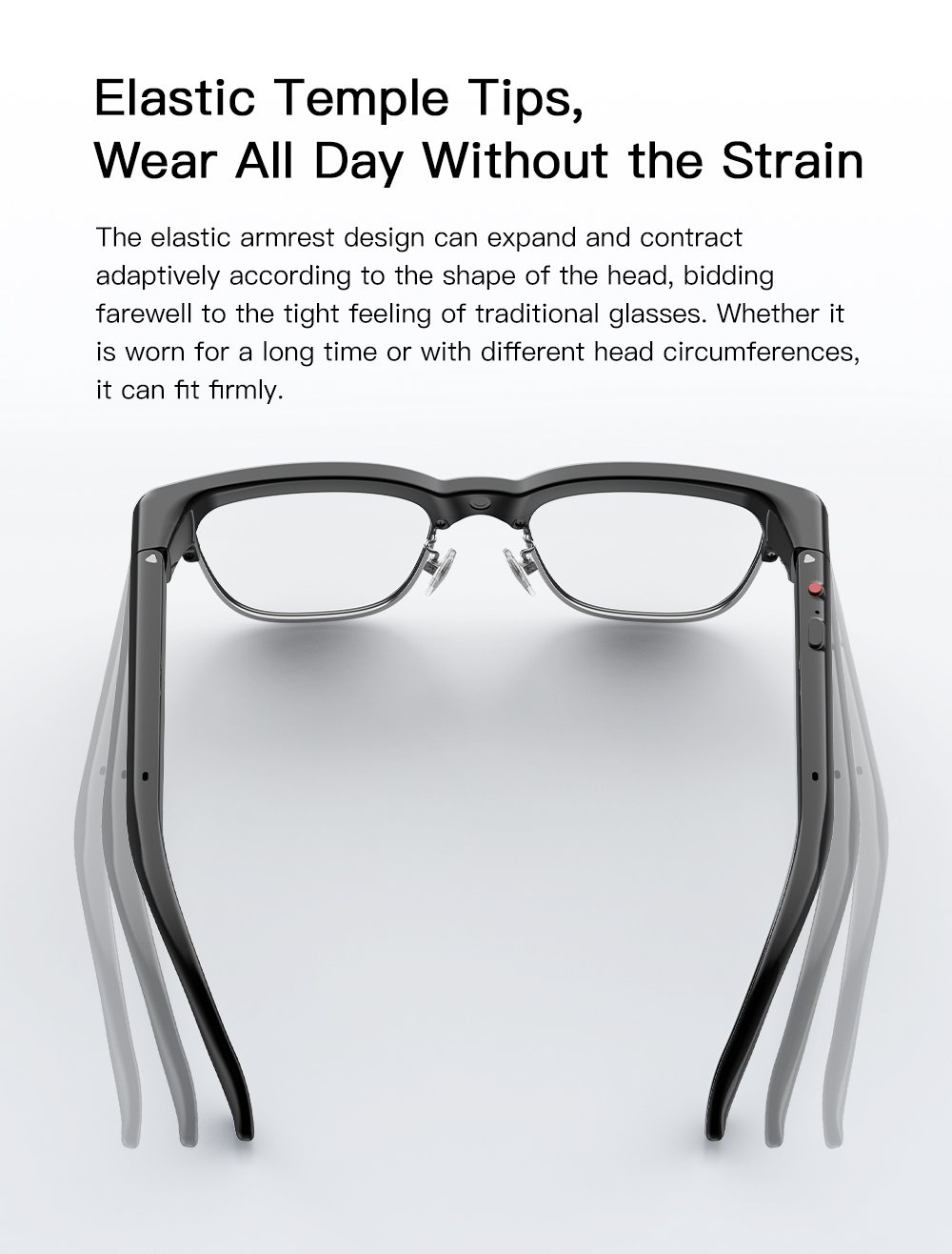 OXIVUE M08A AI smart glasses — feature detail 06