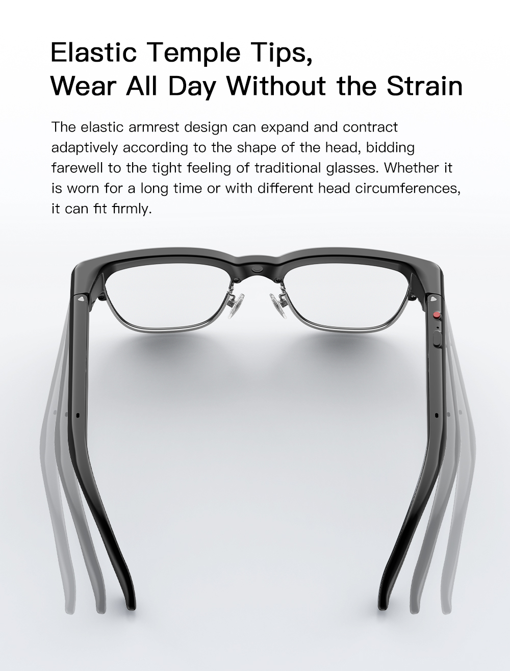 OXIVUE M08C AI smart glasses — feature detail 06