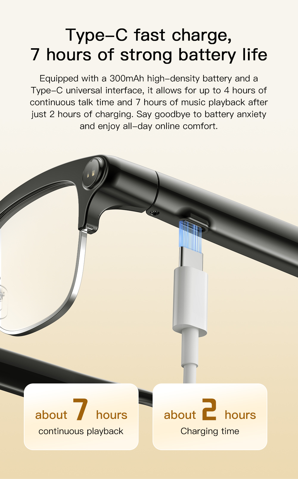 OXIVUE M08C AI smart glasses — feature detail 11