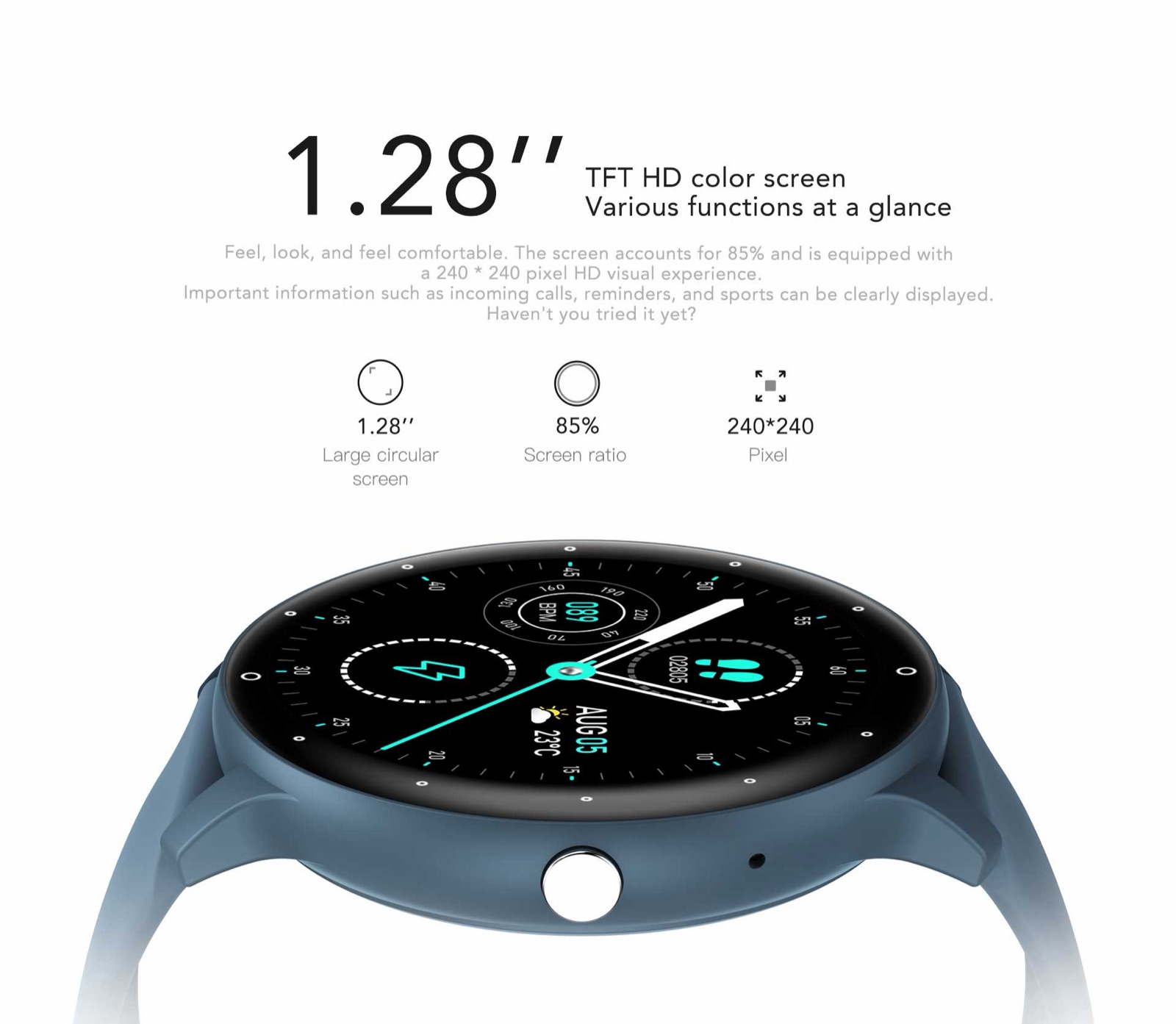 OXIVUE 02CPRO smart watch — feature detail 05