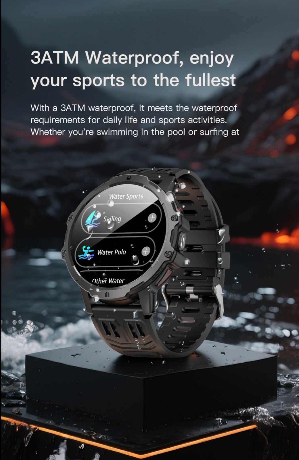 OXIVUE 185C smart watch — feature detail 07