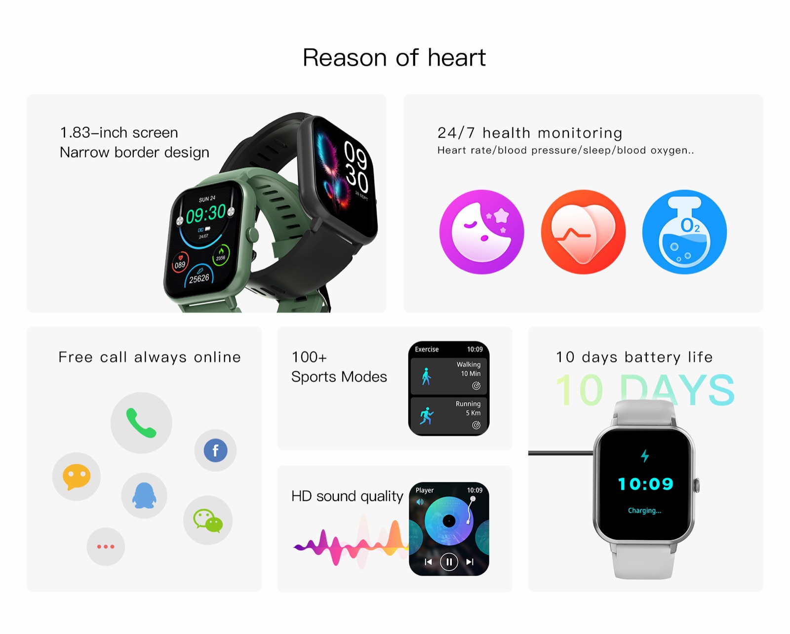 OXIVUE 54CJ smart watch — feature detail 02