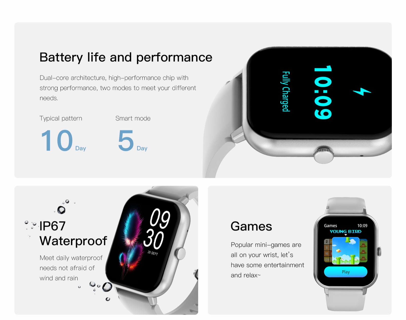 OXIVUE 54CJ smart watch — feature detail 11